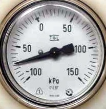 Vacuumeter -75kPa
